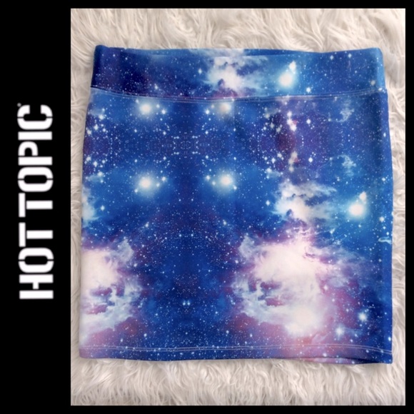 Hot Topic Galaxy Bodycon Mini Skirt - Picture 3 of 6
